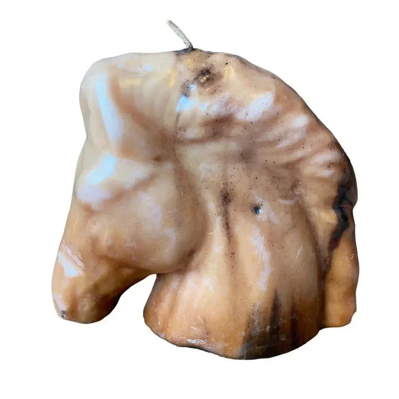 Vintage Horse’s Head Sculptured  Scented Candle/Home Decor Amazing Smell - Picture 1 of 4